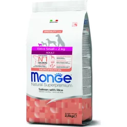  Monge Dog Speciality Line Extra Small Lazac & rizs - Adult 2,5 kg