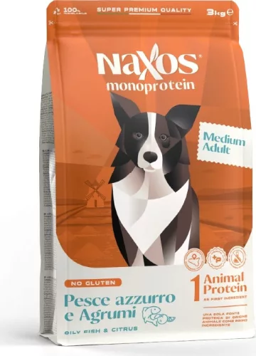 Adragna Naxos Adult Medium Hal Monoprotein 3 kg