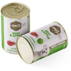 Amity Hypoallergen Beef-Apple Kutya Konzerv 400 g