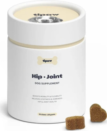 Tipaw Hip & Joint - Ízület- és csonttámogató rágótabletta kutyáknak - 60 db