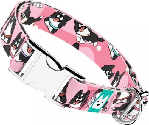 April&June Border Collie rózsaszín nyakörv