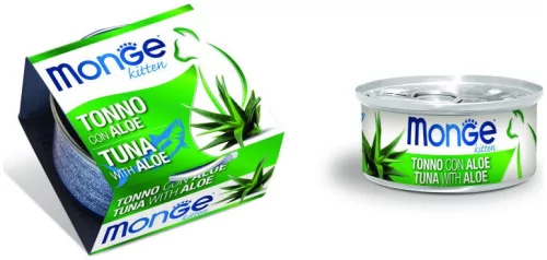Monge Cat Fruit Tonhal & aloe vera - Kitten 80 g  KARTON - 4 db