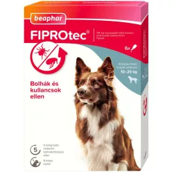 Beaphar FIPROtec Dog M bolha- és kullancsirtó spot-on 6 db