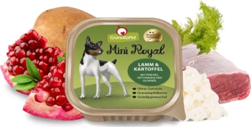 GranataPet Mini Royal Adult - bárány és burgonya 10x150 g