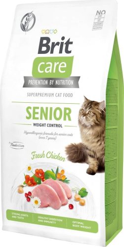 Brit Care Cat Grain Free SENIOR - WEIGHT CONTROL Chicken 2 kg