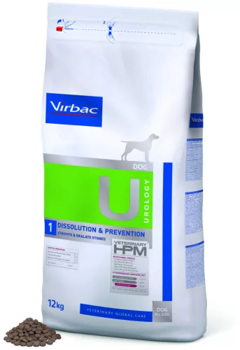 Virbac HPM DIET DOG Urology Dissolution & Prevention 12 kg