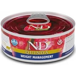 N&D Quinoa Cat konzerv weight management 80 g