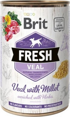 Brit Fresh Veal with Millet 400 g