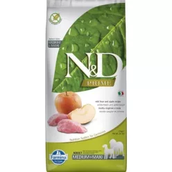 N&D Dog Prime vaddisznó & alma adult medium & maxi 12 kg
