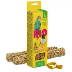   RIO Dupla Rúd Kiegészítő madáreleség trópusi gyümölcsökkel hull.papagájoknak és exotáknak 2 x 40 g