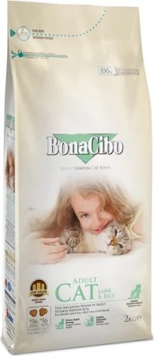 Bonacibo Cat (Bárány, szardella, rák és rizs) 2 kg