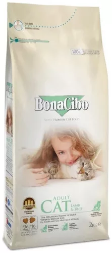 Bonacibo Cat (Bárány, szardella, rák és rizs) 2 kg