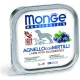 Monge Dog MONOPROTEIN Fruits Paté bárány-áfonya 150 g  KARTON - 4 db