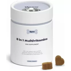   Tipaw 8-in-1 Multivitamins - Teljes értékű multivitamin kutyáknak - 60 db