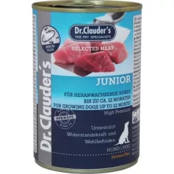   Dr.Clauder's Dog Selected Meat Junior konzerv 400 g KARTON - 6 db