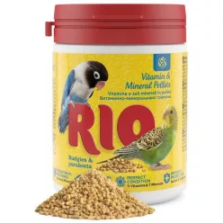   RIO Vitamin és Ásványianyag Pellet Hullámos és Nagypapagájnak 120 g