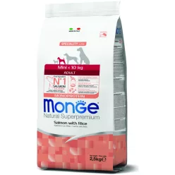 Monge Dog Speciality Line Mini Lazac & rizs - Adult 2,5 kg