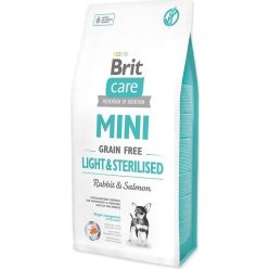   Brit Care Mini Grain Free Light&Sterilised Rabbit & Salmon 7 kg
