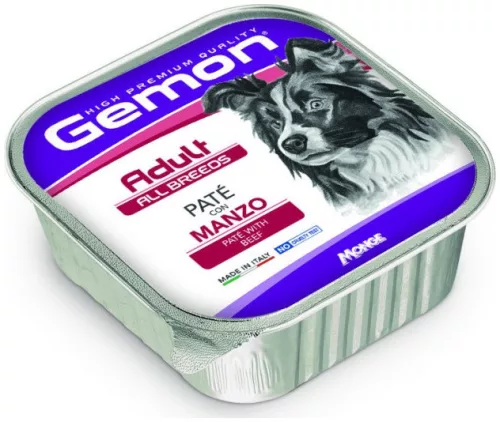 Gemon Dog Paté Adult Marha 150 g  KARTON - 4 db