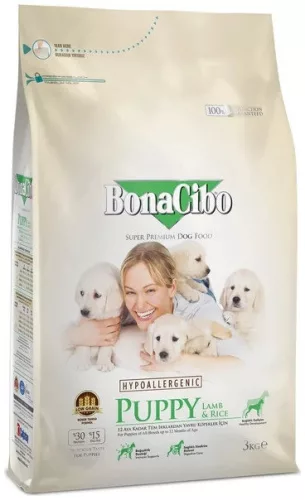 Bonacibo Puppy Small Breed (Bárány, szardella és rizs) 4 kg