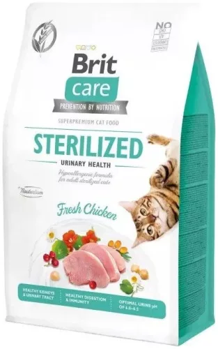 Brit Care Cat Grain Free STERILISED - URINARY HEALTH Chicken 400 g