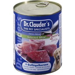   Dr.Clauder's Dog Selected Meat Szárnyas Szíves konzerv 800 g