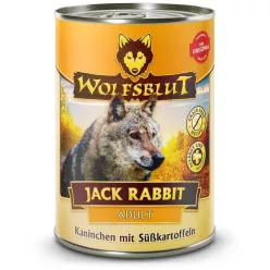   Wolfsblut Jack Rabbit Adult Nyúlhús Zöldséggel Konzerv nedves kutyatáp 395 g