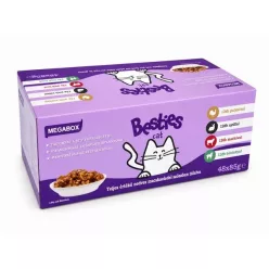   Besties Cat Alutasakos Macskaeledel Vegyes Ízek Multipack 48 x 85 g