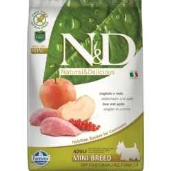 N&D Dog Prime Vaddisznó & alma Adult Mini 7 kg
