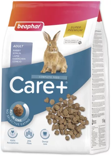 Care+ teljesértékű eledel felnőtt nyulaknak 1,5 kg