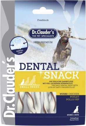 Dr.Clauder's Dental Kacsa Small Breed jutalomfalat 80 g