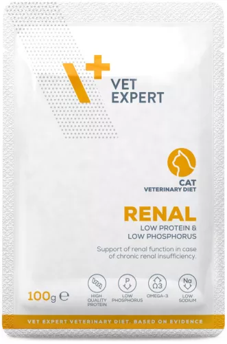 VetExpert Veterinary Diet Renal tasak macskáknak 100 g