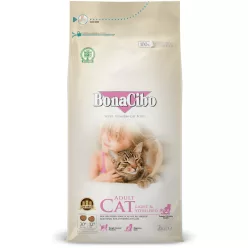   Bonacibo Cat (Light & Sterilized - Csirke, szardella, rák és rizs) 2 kg