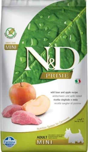 N&D Prime Dog vaddisznó & alma adult mini 2,5 kg