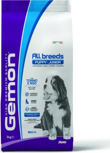 Gemon Dog Puppy & Junior Tonhal-rizs 3 kg 