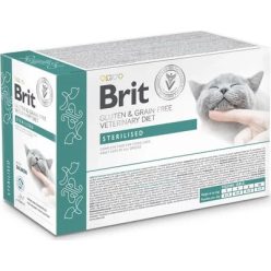 Brit GF Veterinary Sterilised Cat Pouch 12 x 85 g