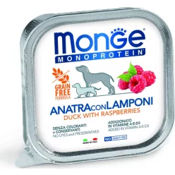Monge Dog MONOPROTEIN Fruits Paté kacsa-málna 150 g 