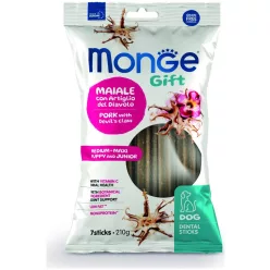  Monge GIFT Dog Medium-Maxi Puppy&Junior - Sertés és ördögkarom 210 g 