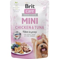 Brit Care Mini Chicken&Tuna fillets in gravy 85 g