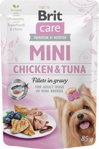 Brit Care Mini Chicken&Tuna fillets in gravy 85 g