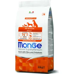   Monge Dog Speciality Line All Breeds Kacsa, rizs & burgonya - Adult 2,5 kg 