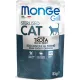 Monge Cat Grill Pouch STERILISED pisztráng 85 g  KARTON - 4 db