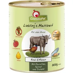   GranataPet Liebling's Mahlzeit marha és fácán konzerv 800 g