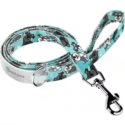 April&June Schnauzer kék póráz