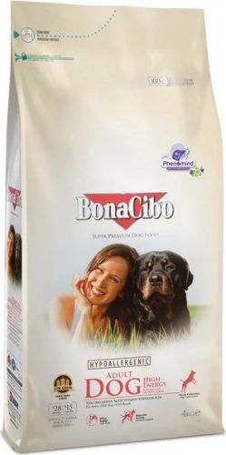 Bonacibo High Energy - Adult Dog (Csirke, szardella és rizs) 15 kg