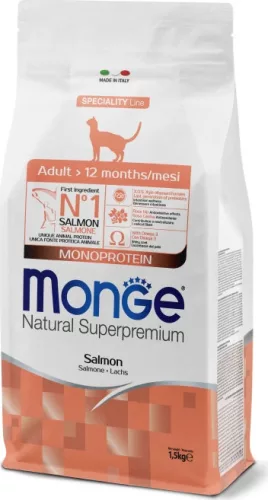 Monge Cat Speciality Line Adult Lazac Monoprotein 1,5 kg