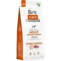 Brit Care Dog Hypoallergenic Lamb Adult Medium Breed 12 kg