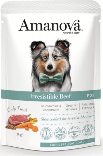 AmaNova Dog GF Pouch Adult Irresistible Beef P02 100 g