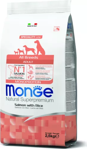 Monge Dog Speciality Line 2,5 kg Lazac & rizs - Adult All Breeds 2,5 kg
