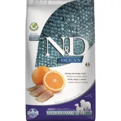 N&D Dog Ocean hering & narancs adult medium & maxi 2,5 kg